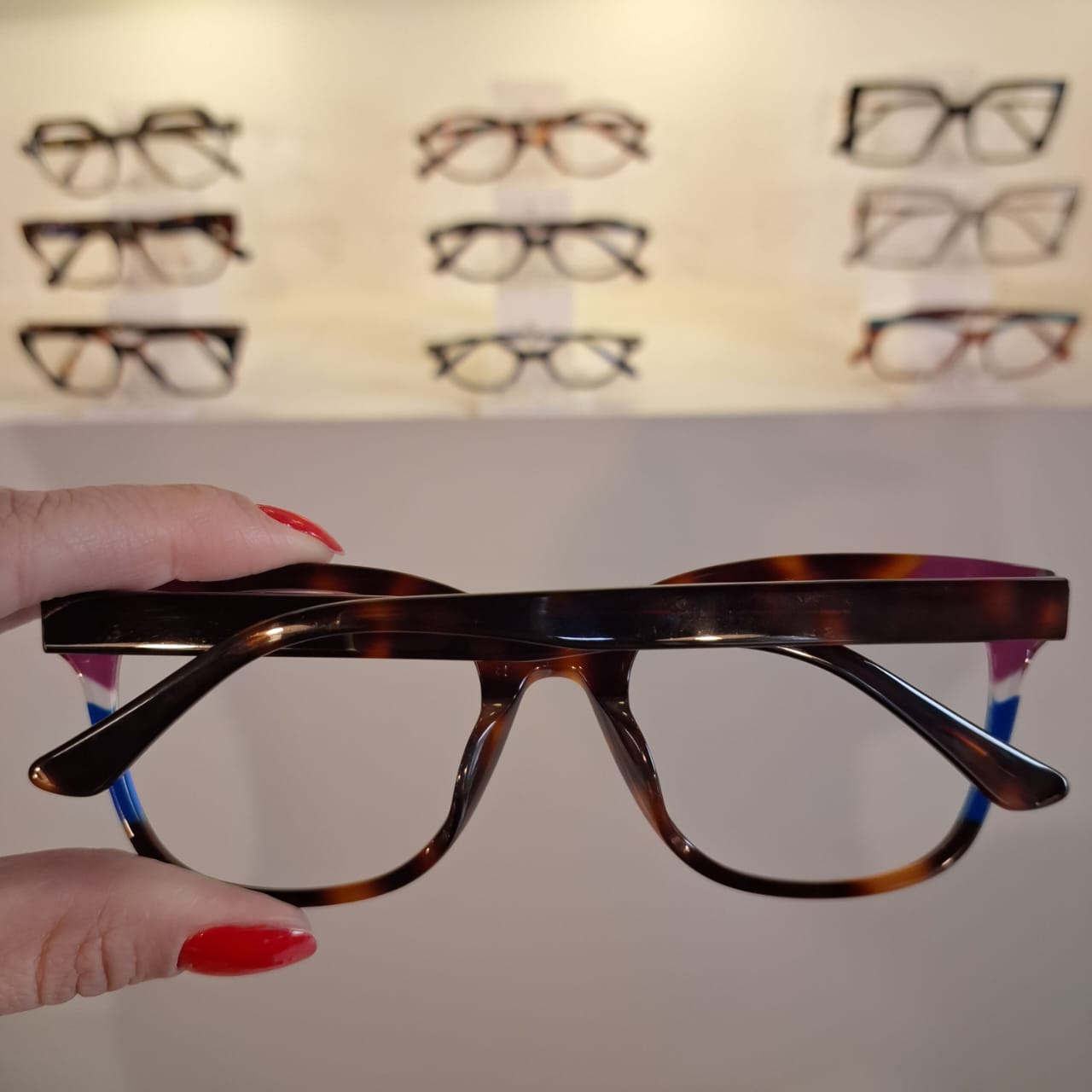 Armação Quadrado Multicolors Feminino - Monte Seus Óculos - Imagem 2