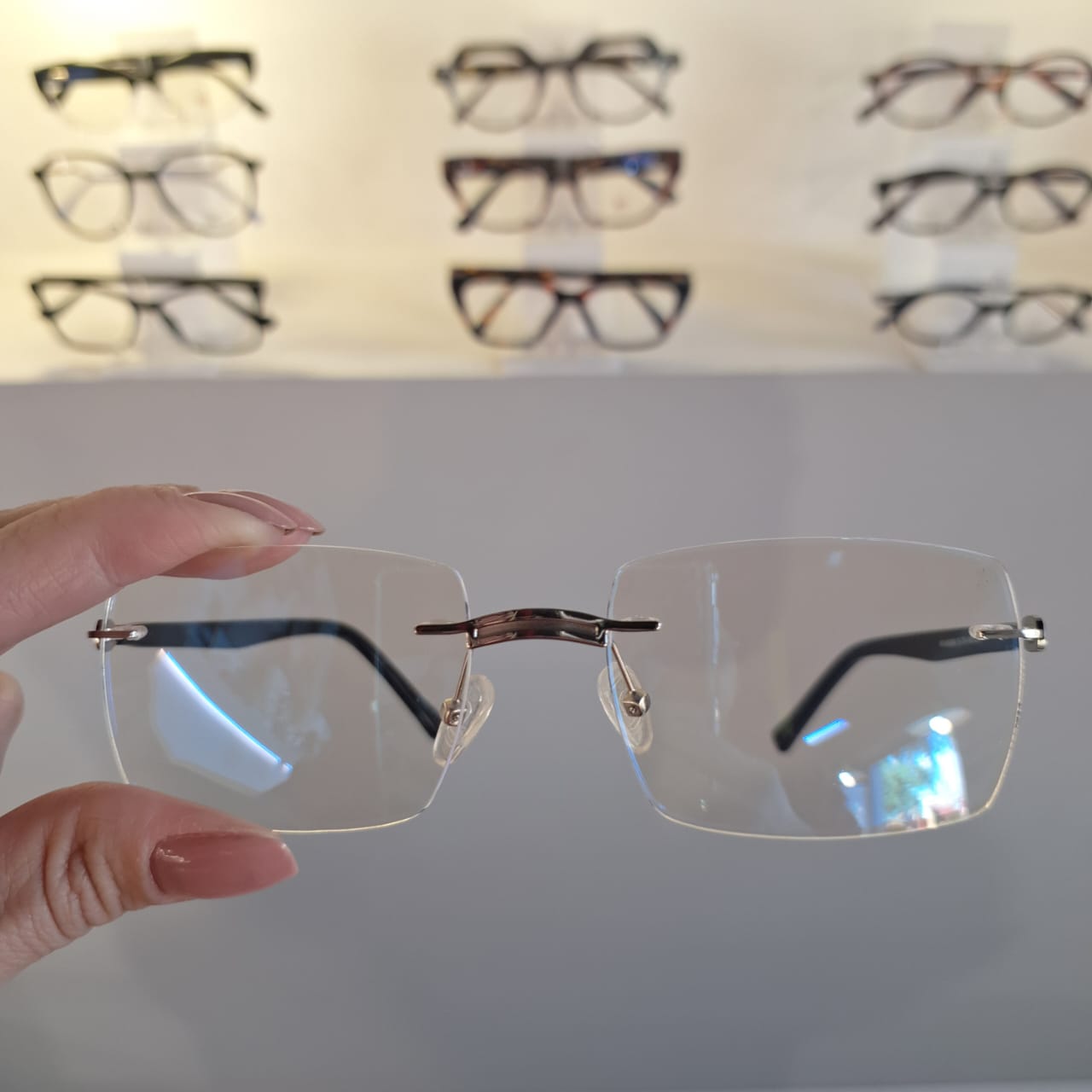 Armação Baugrif Retangular Unissex - Monte Seus Óculos