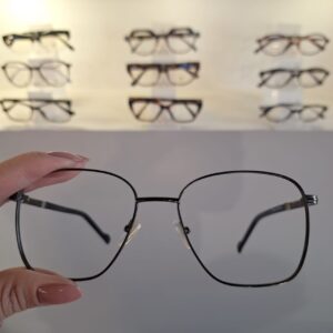 Armação Quadrado Grafite Masculino - Monte Seus Óculos