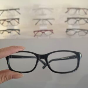 Armação Retangular Preto Unissex - Monte Seus Óculos