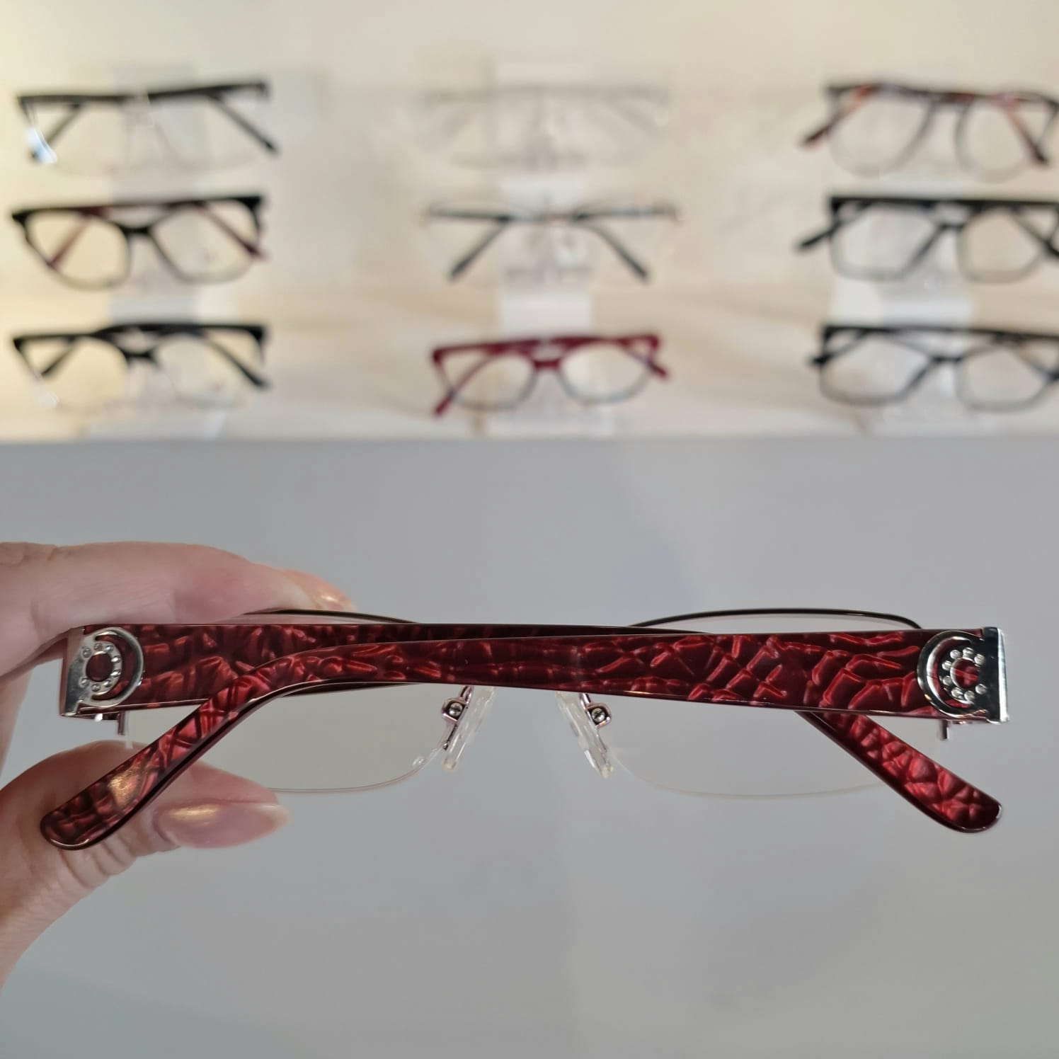 Armação Retangular Rose Feminino - Monte Seus Óculos - Imagem 2