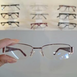 Armação Retangular Rose  Feminino - Monte Seus Óculos