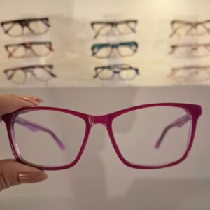 Armação Retangular Pink Feminino - Monte Seus Óculos