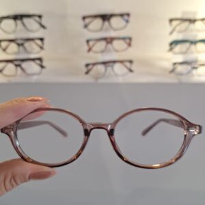 Armação Oval Marrom Feminino - Monte Seus Óculos