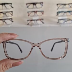 Armação Retangular Marrom Infantil Feminino - Monte Seus Óculos