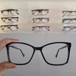 Armação Quadrado Preto Feminino - Monte Seus Óculos