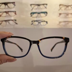 Armação Quadrado Demir / Azul Feminino - Monte Seus Óculos