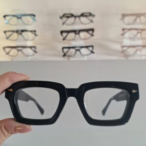 Óculos Retangular Acetato Feminino 882289 Preto